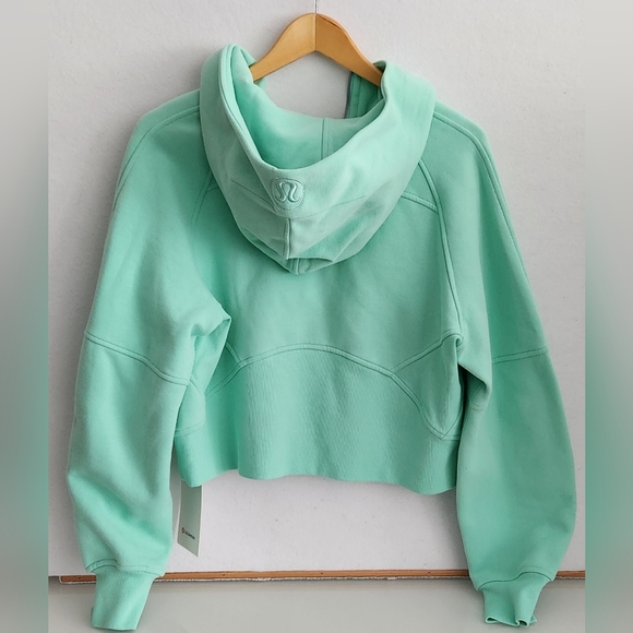 BNWT Lululemon 1/2 Zip Scuba in Wild Mint, XS/S - Picture 3 of 6